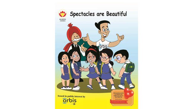On World Sight Day Orbis launches comic books to educate children on the importance of good vision and spectacle wear