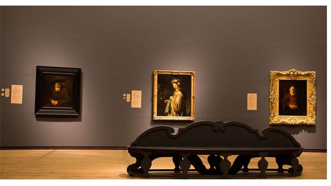 Rembrandt paintings on display at Mumbai museum