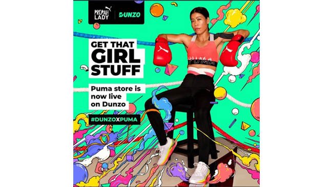 Dunzo Teams up With PUMA on Instant Deliveries for the 'Propah Lady' Campaign