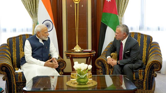 Meeting between Prime Minister and King of Jordan in Riyadh