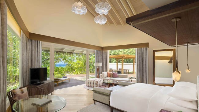 JW Marriott Maldives Resort & Spa new private island resort offers supersized villas