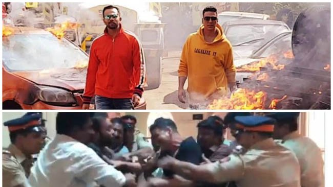 Akshay Kumar, Rohit Shetty mock fall-out reports with funny video