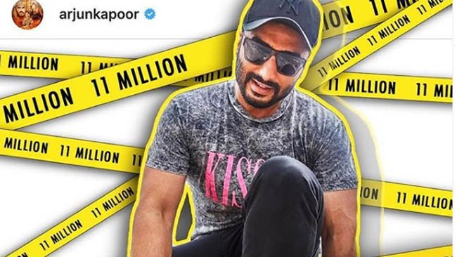 Arjun Kapoor clocks 11 mn followers on Instagram