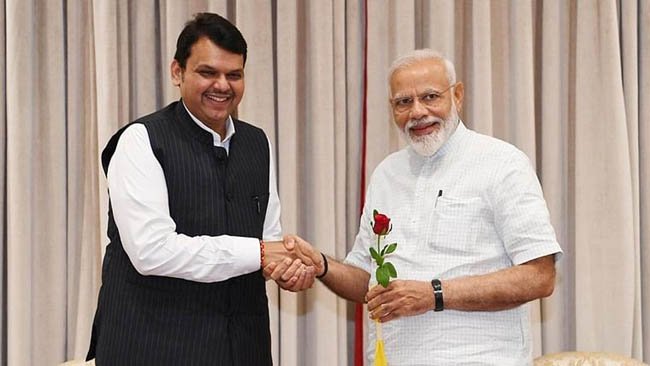 Modi congratulates Fadnavis, Ajit Pawar
