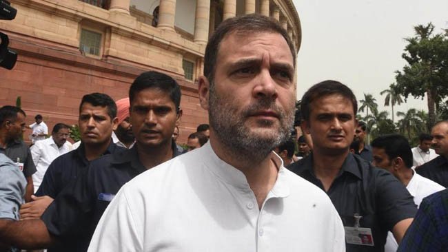 Rahul Gandhi says democracy murdered in Maharashtra