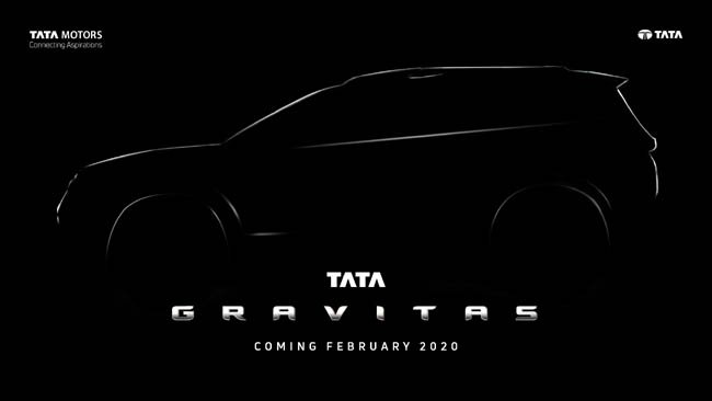 Tata Motors christens its upcoming flagship SUV- Tata Gravitas, set for launch in February 2020