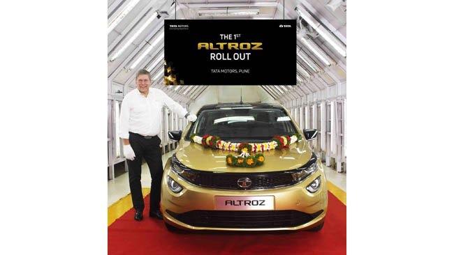 Tata Motors rolls out the 1st ALTROZ from its Pune plant
