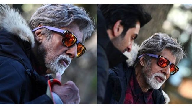 Amitabh Bachchan shoots for 'Brahmastra' in freezing Manali