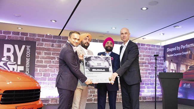 Porsche Centre Delhi-NCR Opens Its First Showroom With the Unveiling of the New Cayenne Coupé