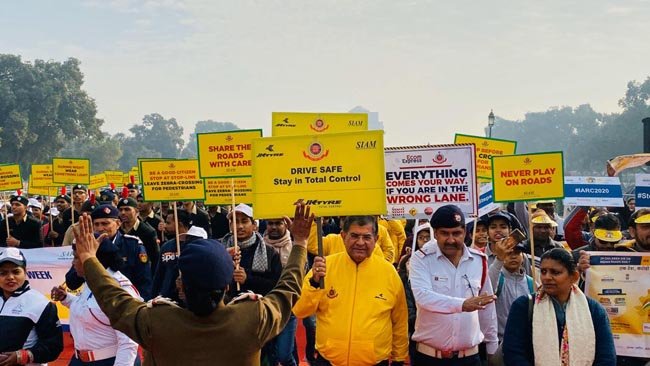 JK Tyre Takes Ahead Its Awareness Campaign at  ‘31st National Road Safety Week 2020’