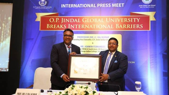 QS RANKS JINDAL GLOBAL LAW SCHOOL AS  No. 1 LAW SCHOOL IN INDIA