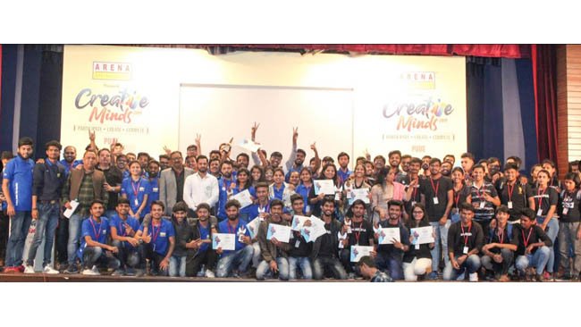 Arena Animation 'Creative Minds 2019-2020' Successfully Concluded its Multi-City Tour Witnessing Talent from 7376 Students, Pan India Over 650 students, Pan India awarded for their creativity