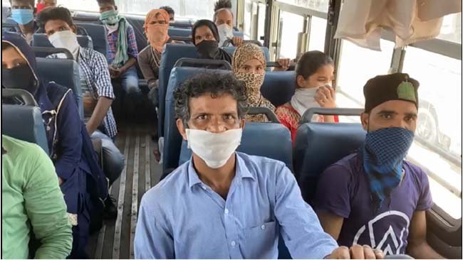Rajasthan starts ‘No to On Foot Movement’; Sends Buses to Pick Labourers