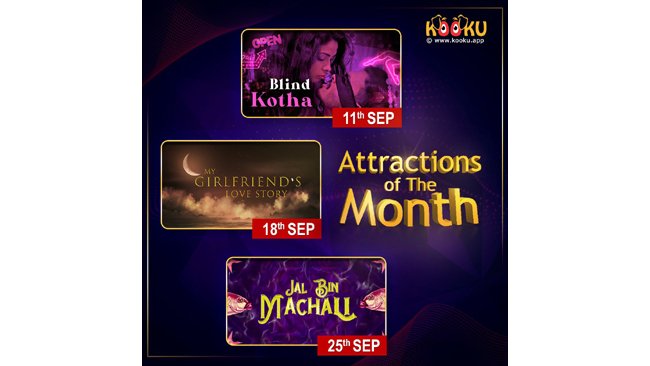 KOOKU OTT APP COMES UP WITH A MONTHLY CALENDAR FOR SEPTEMBER 2020