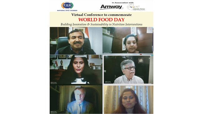 Amway India celebrates World Food Day with a national conference in partnership with PHDCCI and Mamta HIMC