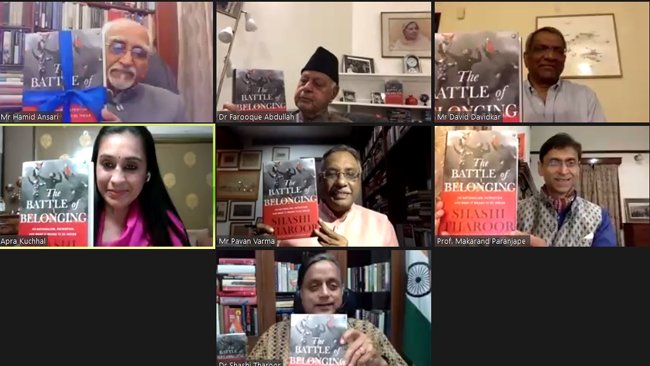 Kitab launches Shashi Tharoor’s book “The Battle of Belonging”