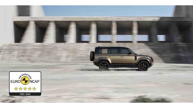FIVE-STAR EURO NCAP SAFETY RATING FOR AWARD-WINNING NEW LAND ROVER DEFENDER 110