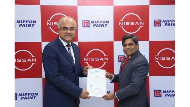 Nippon Paint & Nissan Motor India collaborate Exclusively for Paint Supplies under Unique Drop Shipment Process