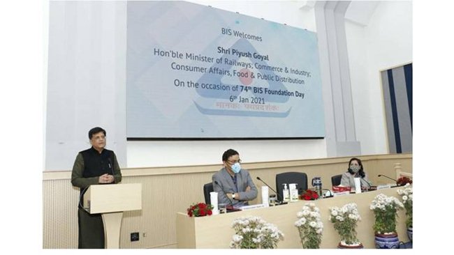 Bureau of Indian Standards celebrates the 74th foundation day on 6th January 2021