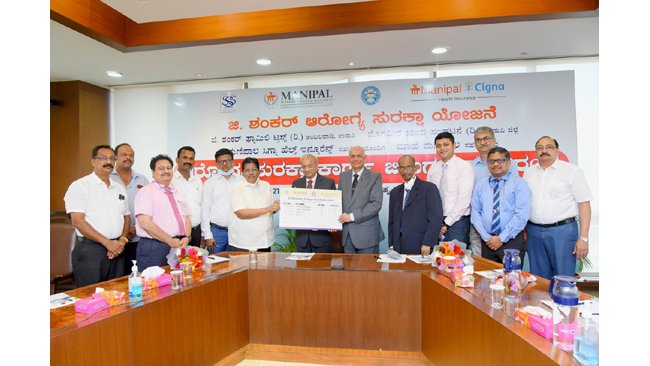 dr-h-s-ballal-along-with-lt-gen-dr-m-d-venkatesh-unveil-manipal-cigna-pro-health-group-mediclaim-card-to-offer-quality-and-affordable-healthcare-services