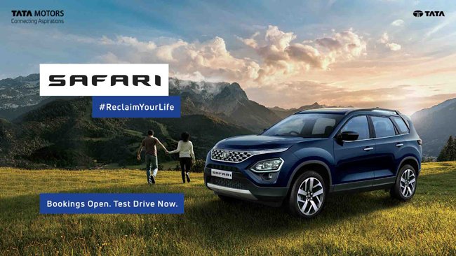 Tata Motors commences bookings for its flagship SUV - The all-new Safari at INR 30,000 from today
