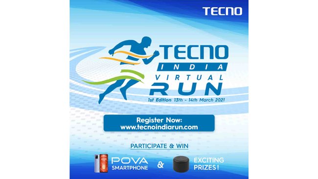 TECNO kick starts 2021 with its brand-connect initiative ‘TECNO India VirtualRun’ – Registrations open