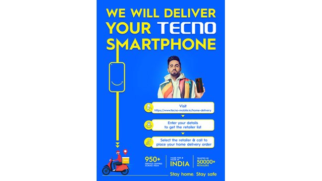 TECNO brings back doorstep delivery facility to ensure safe & convenient shopping experience