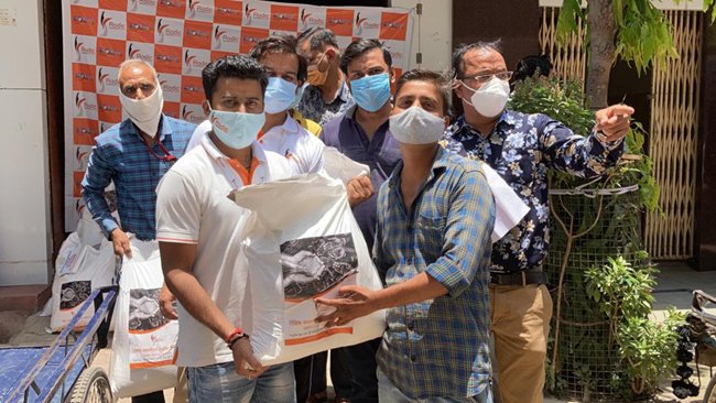 Rodic Consultants distribute 4000 ration bags to the marginalized in Kota, Rajasthan