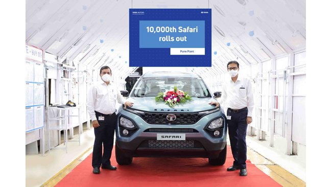 10000th Tata Safari rolls out of the line