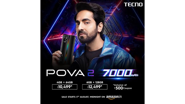 TECNO launches the Incredibly Powerful POVA 2 starting at 10,999