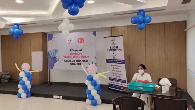 स्वतंत्रता दिवस के अवसर पर पारस जेके अस्पताल ने उपलब्ध करवाईं मुफ्त कोविड वैक्सीन