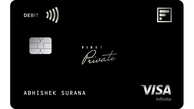 IDFC FIRST Bank debuts FIRST Private Infinite card first metal debit card