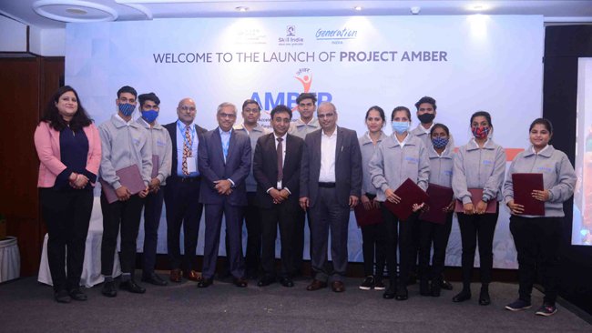 NATIONAL SKILL DEVELOPMENT CORPORATION AND GENERATION INDIA FOUNDATION LAUNCH PROJECT AMBER