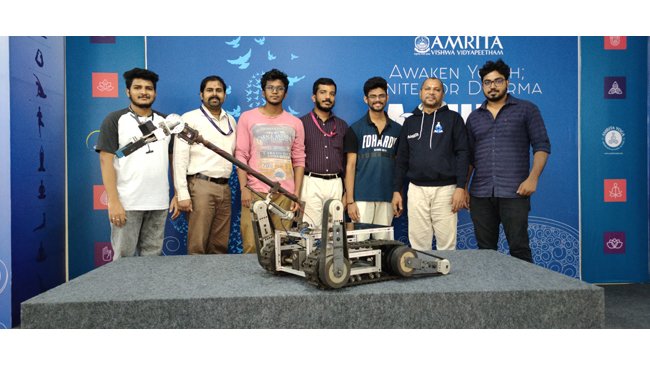 Amrita University’s Team Vijayanta Win Award at World Robot Summit 2021
