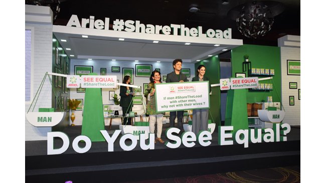 “When men can share the load with other men, why not with their wives?” asks Genelia