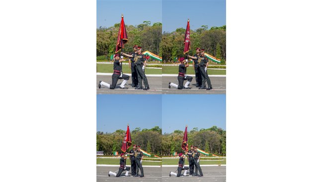 Army Chief Presents President’s Colours to Units of the Parachute Regiment
