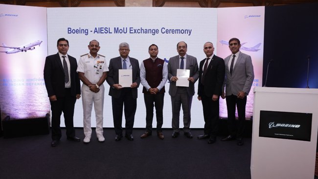 Boeing and AIESL Announce Collaboration for Repair and Overhaul of key Indian Defence Platforms