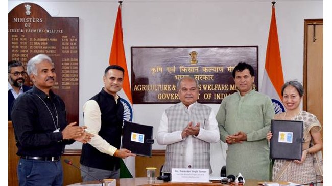 Ministry of Agriculture and Farmers Welfare signs MoU with UNDP for strategic partnership on Agriculture, Crop Insurance and Credit