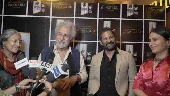 Internationally acclaimed short film ‘The Miniaturist of Junagadh’ releases on Royal Stag Barrel Select Large Short Films, featuring Naseeruddin Shah & Rasika Dugal, Raj Arjun & Padmavati Rao