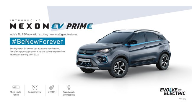 Tata Motors introduces NEXON EV PRIME with exciting new intelligent features