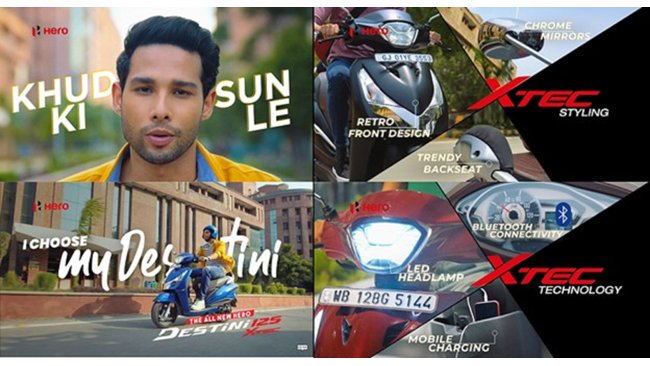 NEW BRAND AMBASSADOR AND YOUTH ICON SIDDHANT CHATURVEDI FEATURES IN HERO MOTOCORP’s ‘KHUD KI SUN LE’CAMPAIGN