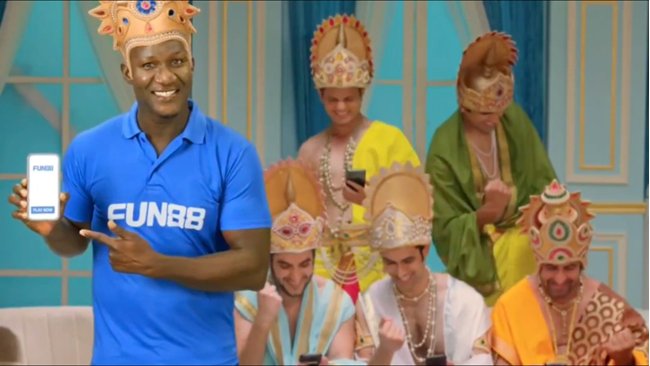Fun88’s latest advertising campaign showcases Darren Sammy in three interesting avatars
