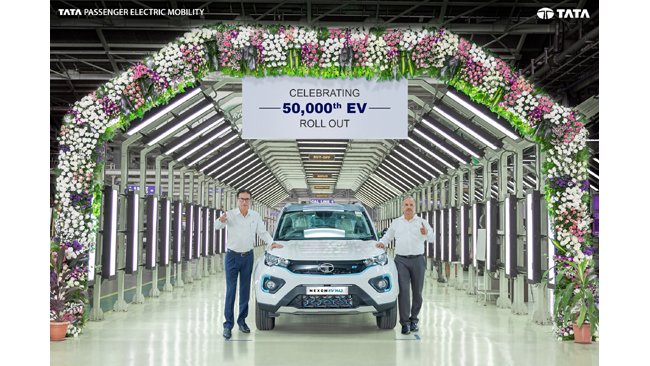 Tata Motors celebrates its production milestone of 50,000 EVs A strong testament to the faster adoption of electric vehicles in India