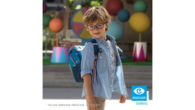 ESSILOR LAUNCHES STELLEST LENSES TO SLOW DOWN MYOPIA PROGRESSIONIN CHILDREN