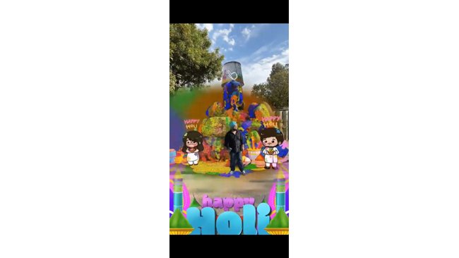 Give your city a colorful makeover with ‘Color your city’ lens & use AR water colors to wish your friends and family this Holi!