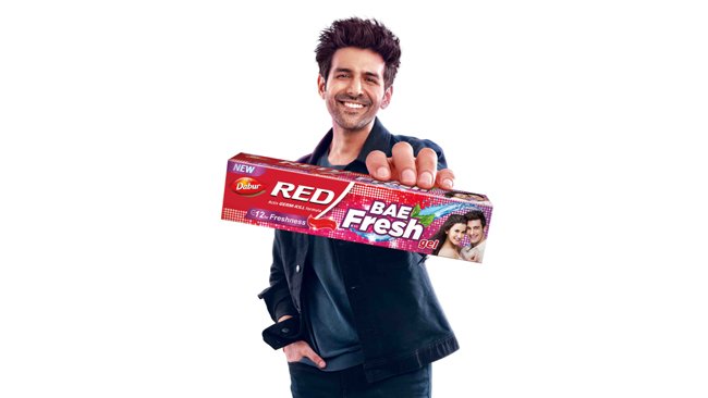 Dabur signs youth sensation Kartik Aaryan as Brand Ambassador for its new gel toothpaste variant launch - Dabur Red Bae Fresh Gel