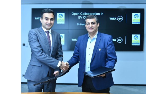 Making EV Charging More Accessible:  Bharat Petroleum and Tata Passenger Electric Mobility collaborate to setup 7,000 chargers