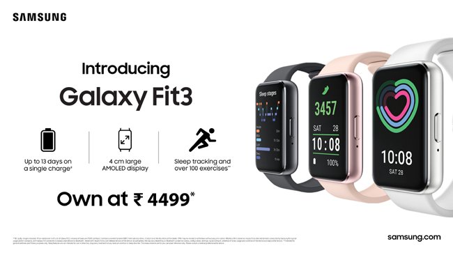 Stay Motivated to Be Your Best with All-New Samsung Galaxy Fit3