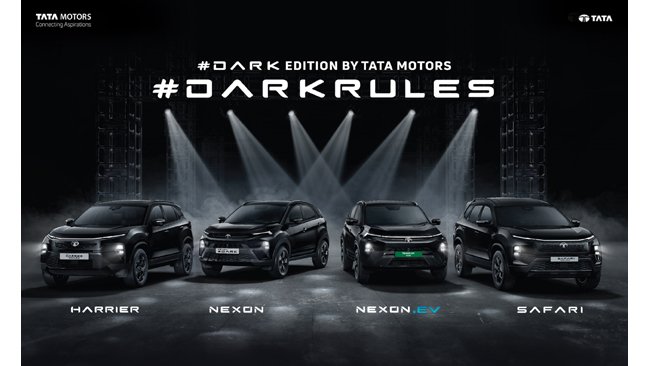 Tata Motors’ flagship #DARK series now available in its new SUVs Launching the new Nexon.ev,Nexon, Harrier and Safari in #DARK