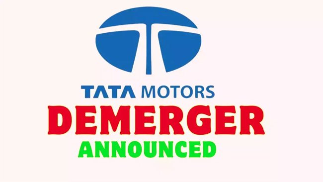 Tata Motors to demerge its businesses into two separate listed companies